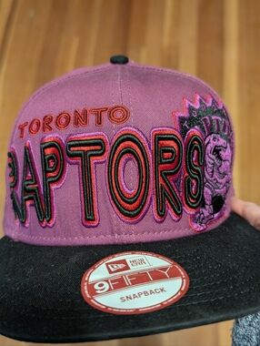 New Era Purple and Black Toronto Raptors Snapback Hat
